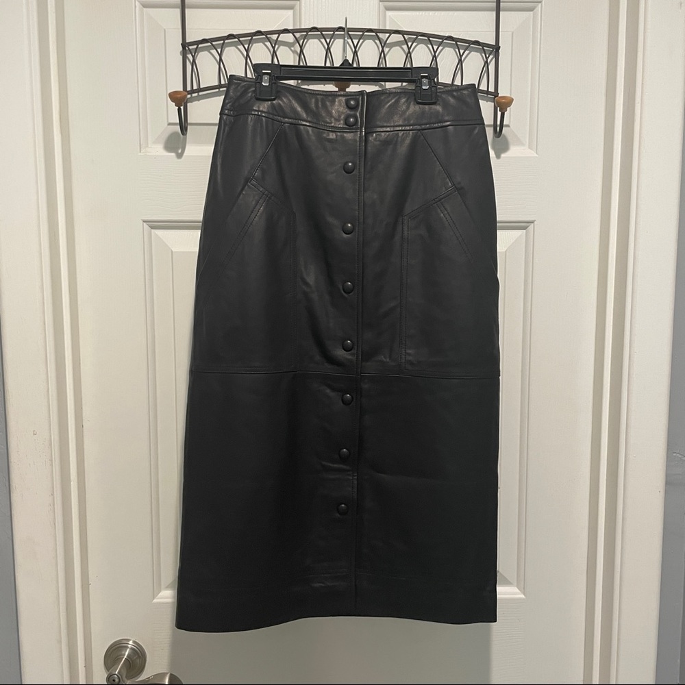 Walter Baker Noelle leather Skirt